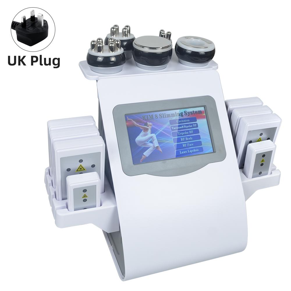 

White Multifunctional Body Beauty Machine Cellulite Device Full Body Care Portable Home Use Easy Operation UK Plug