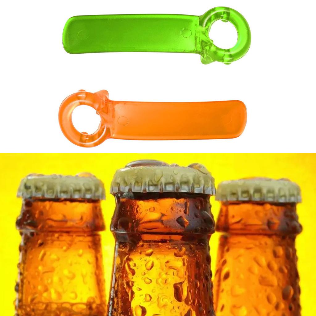 2 Pieces Convenient Can Lid Opener Versatile Kitchen Bottle Openers Compact Bottle Opening Tools for Outdoor Activities