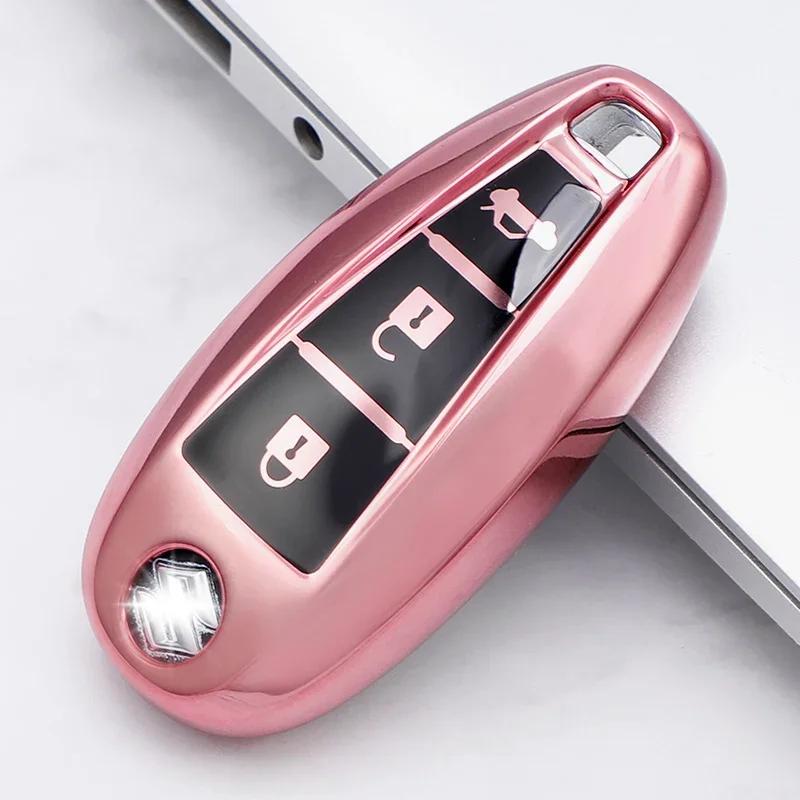 TLIN5 3 Button Soft TPU Car Remote Key Shell Cover Case for Suzuki Vitara Swift Ignis Kizashi SX4 Baleno Ertiga 2016 2017 2018 2019