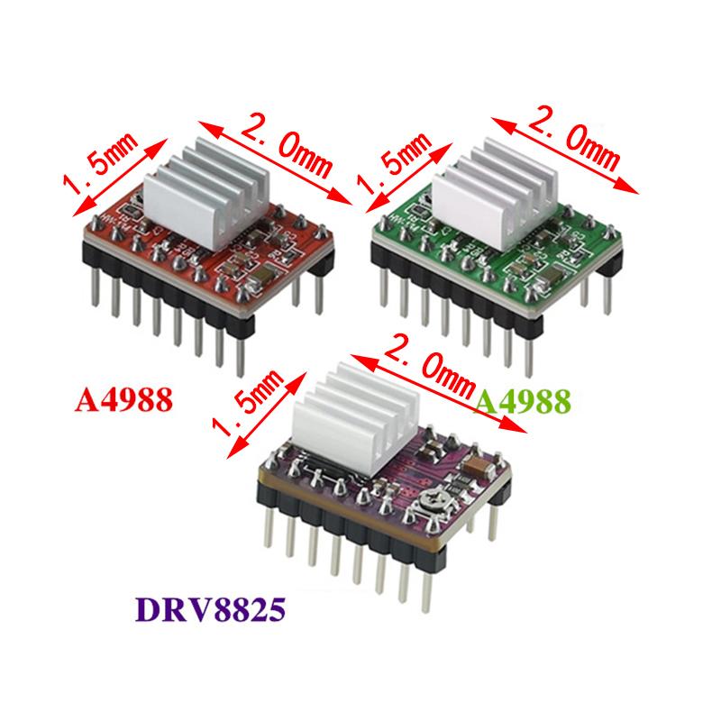 1~5P 42 Stepper Motor Driver Expansion Board DRV8825/A4988 3D Printer Control Shield Module For Arduino UNOR3 Ramps1.4 DIY Kit