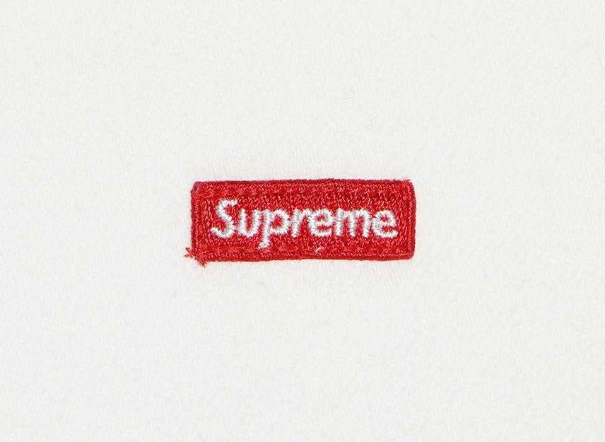 Supreme Small Box Shirt White Denim