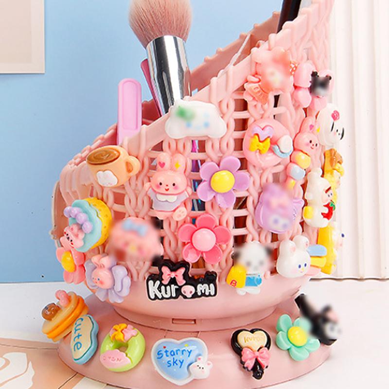 10Pcs Colorful Flower Flatback Resin Cabochons Flower Cabochon Beads For Diy Crafts Jewelry Making Decoration Accessories