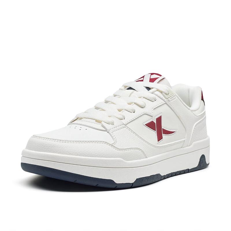 Xtep Men's Winter Casual White Skate Shoes