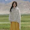 Bohemian Printed Silk Scarf Long Ethnic Style Wrap All-match Print Scarves  Clothing Accessories