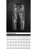 Men's Slim-Fit Retro Embroidered Motorcycle Jeans
