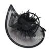 Feather Headdress Bridal Hair Accessories Head Flower Top Hat Women's Jockey Club Hairpin Headband Dual Purpose High Cranial Top