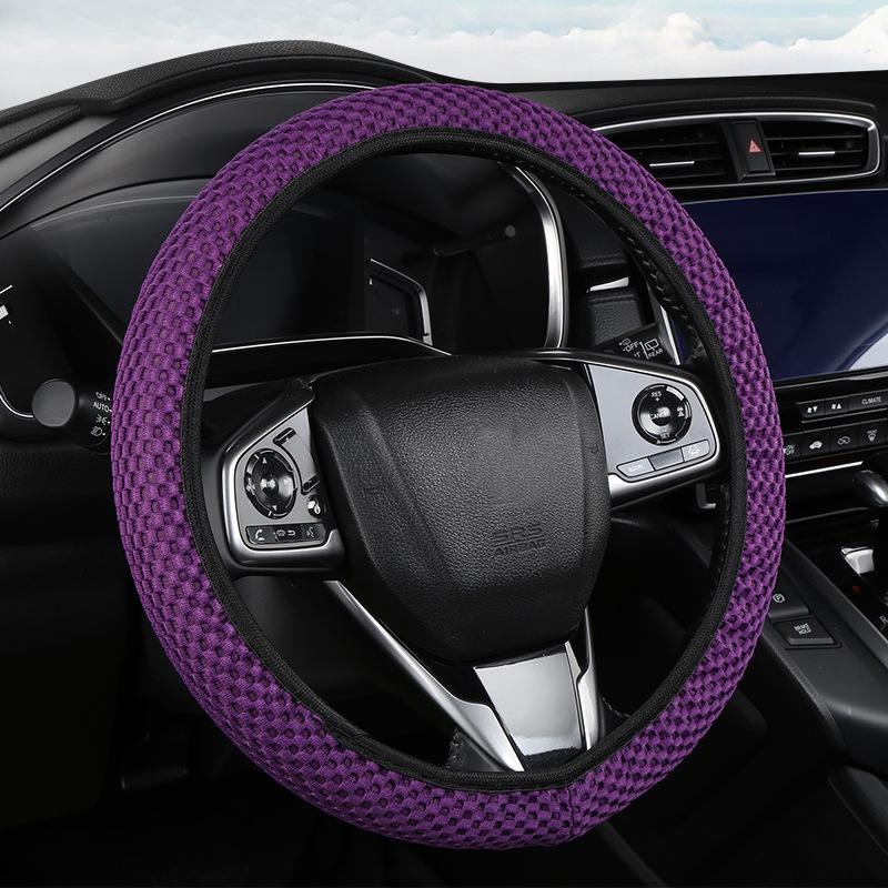 Síťovaný prodyšný elastický potah na volant pro všechna roční období, univerzální střih