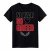 No War No Greed" Peace Dove Anti-War Protest Graphic Cotton Short Sleeve T-Shirt