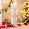 6/12Pcs Ball Hanging Glass Vases with LED Candle Terrarium Hanging Tealight Holder for Wedding Home Party Tree Decoration