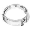 7 inch Car Headlight Round Ring Mounting Bracket for Jeep Wrangler (Silver)