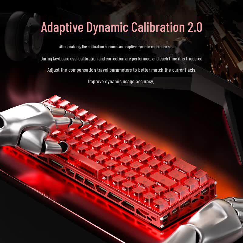 AJAZZ ALUX CNC Aluminum Magnetic Switch Gaming Keyboard