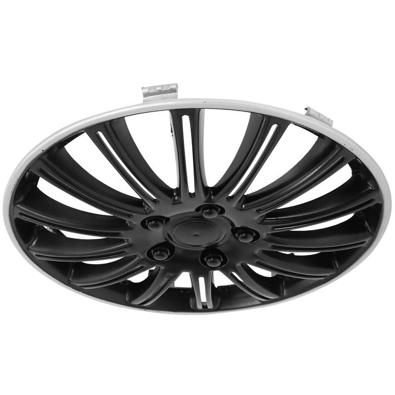 14 Inch Automotive Wheel Hub Covers Decorative Rim Cap Heavy Duty Impact Resistant Protects Against Debris Splash