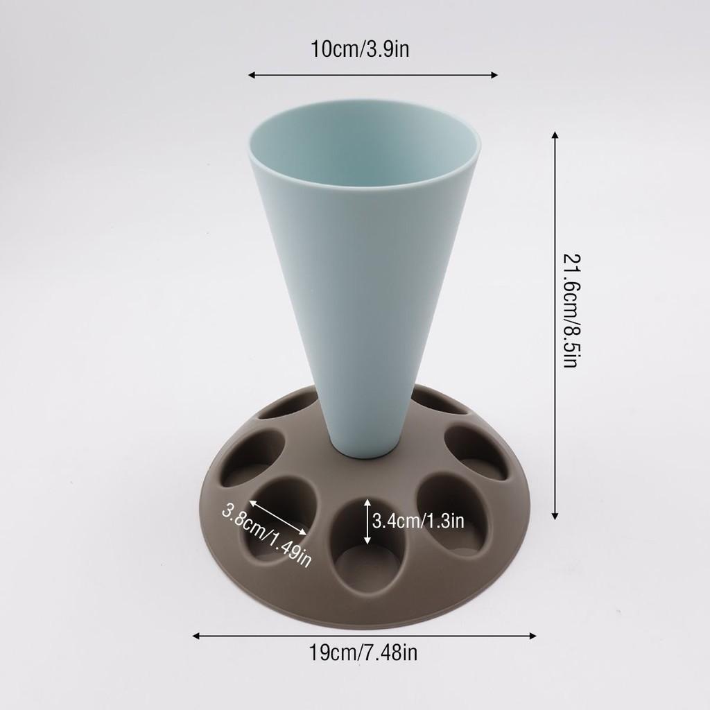 Baking Piping Nozzle Organizer Silicone Cake Decorating Tool Stand For Professional Bakers