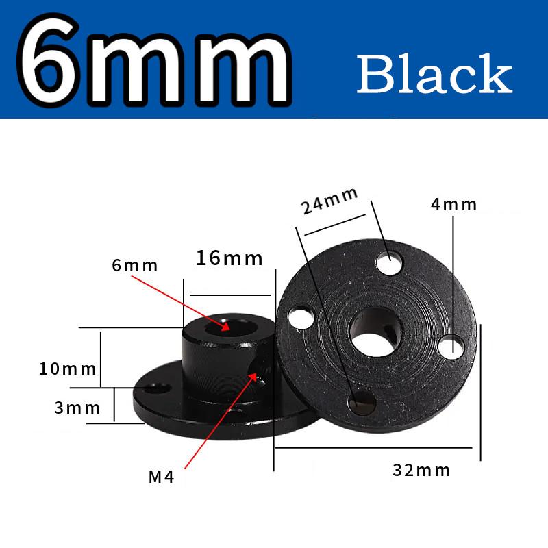 1PCS Rigid Flange Coupling Motor Guide Shaft Coupler Motor Connector Shaft Axis Bearing Fittings 3/4/5/6/6.35/7/8/10/11/12/14mm
