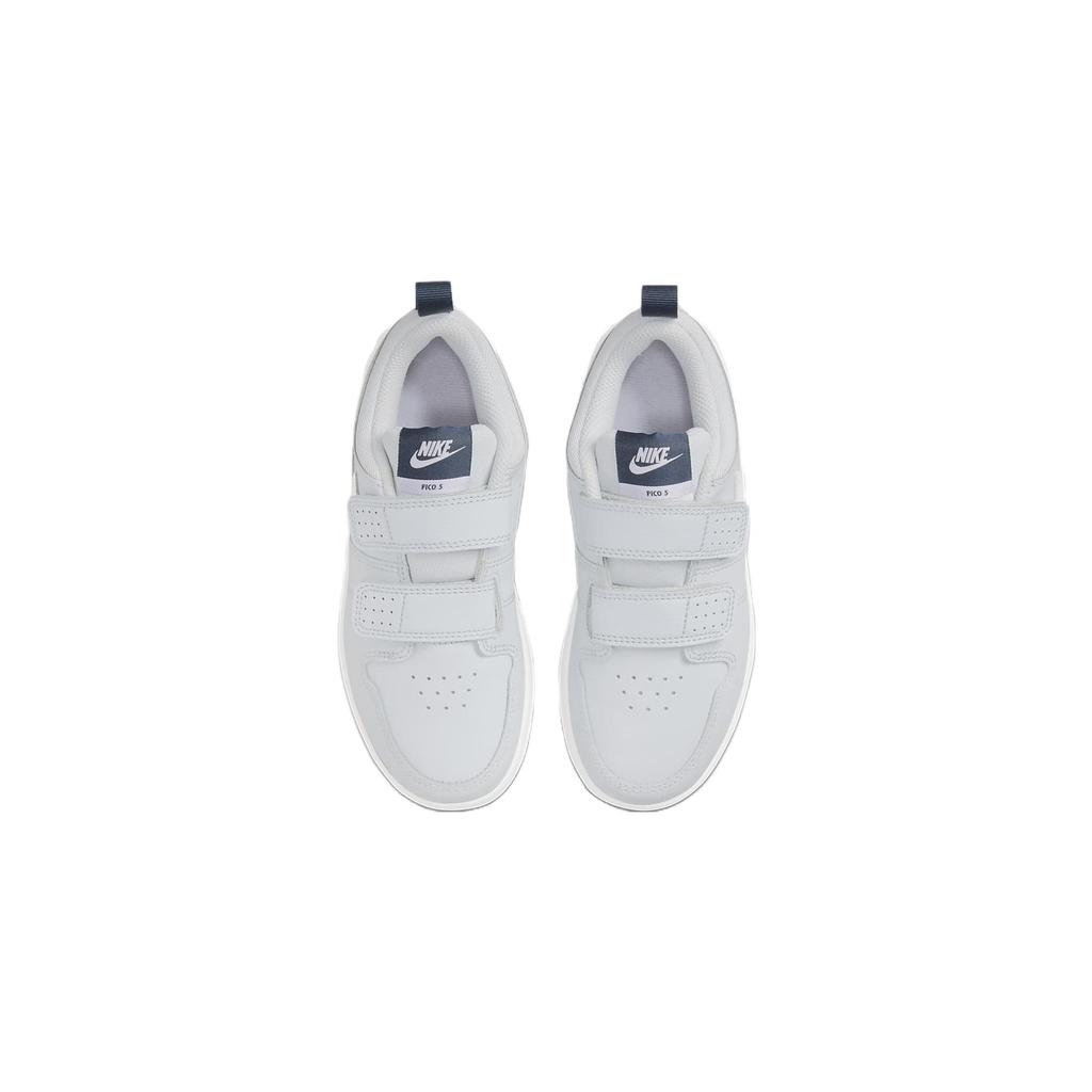 New Nike Pico 5 PSV Slip-Resistant Cushioning Wear-Resistant Sports Casual Shoes Gray Silver Children Aged 3-7 Years Old AR4161-009