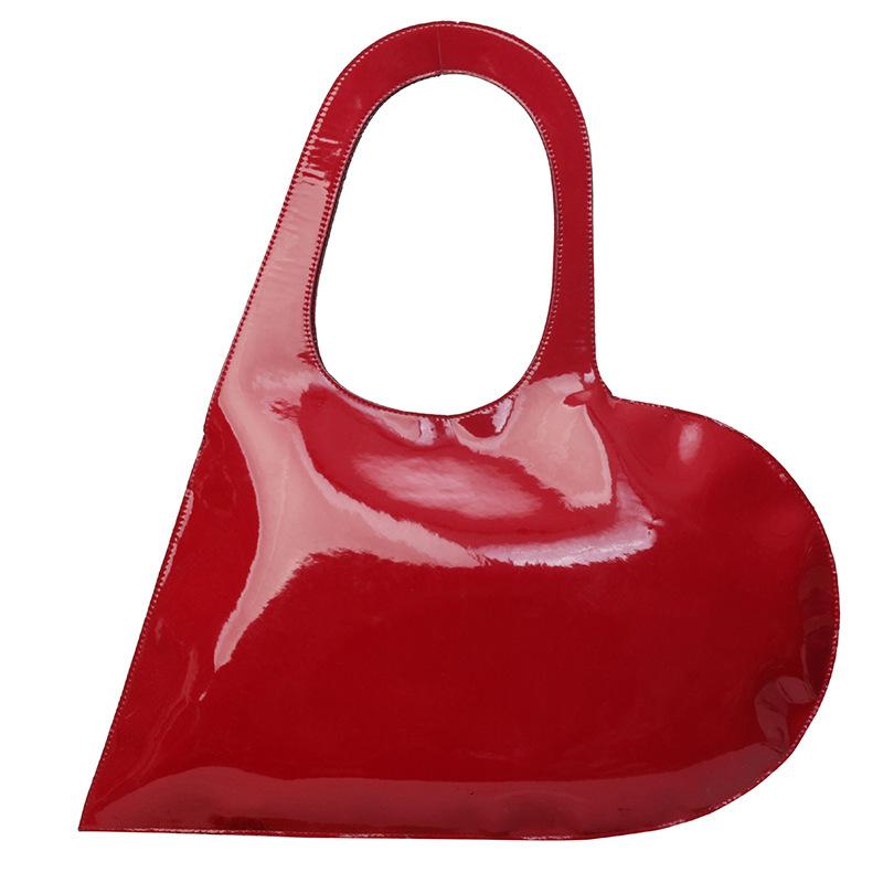 Women's bag 2025 new niche underarm bag women's fashion shoulder women's bag creative versatile heart-shaped handbag