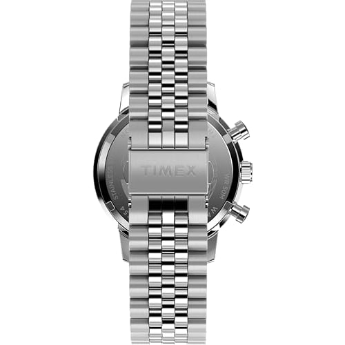 Timex Men's Marlin 40mm Watch, Stainless Steel/Silver Tone/Stainless Steel. One Size, Marlin 40mm.