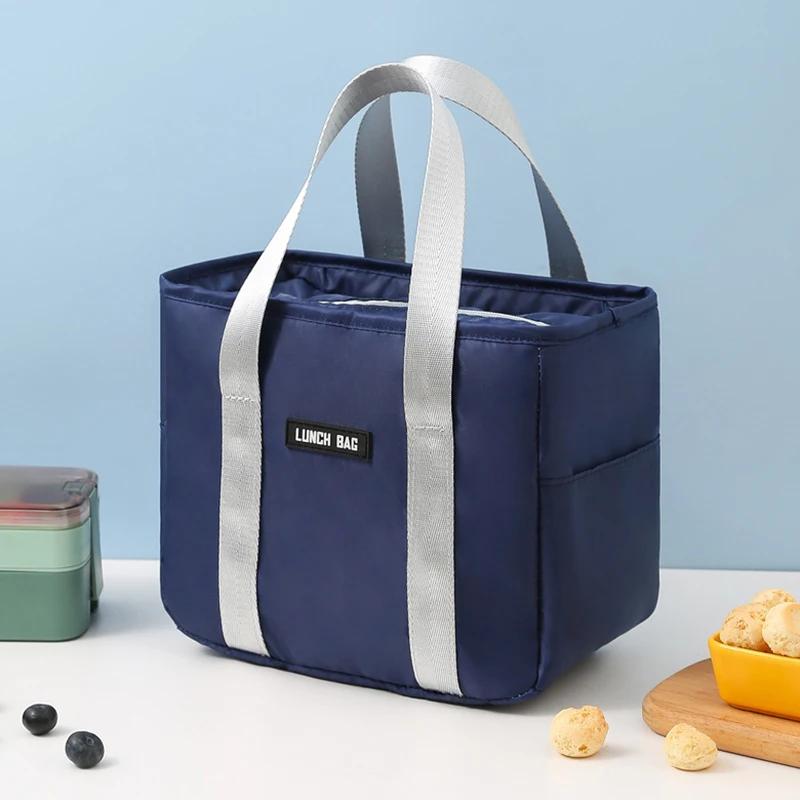 Insulated Lunch Box Thermal Bag Large Capacity Work Food Delivery Storage Container for Women Cooler Tote Travel Picnic Pouch