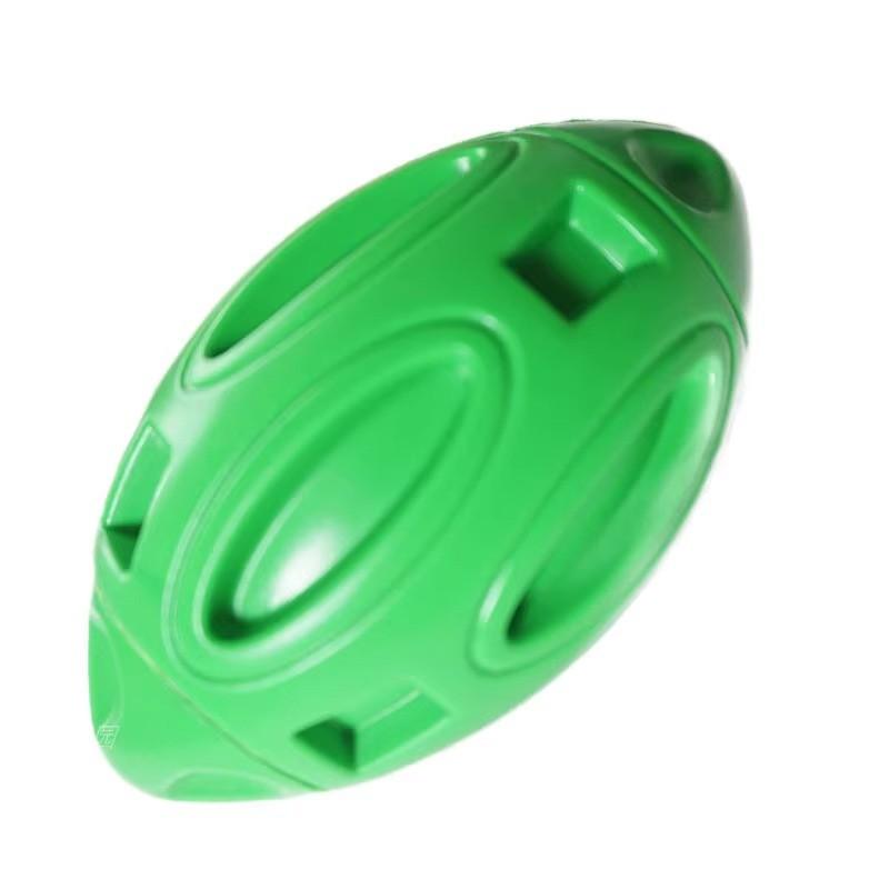 Ball Dog Rugby Squeaky Toy Pet Chew Balls For Medium Large Dogs Gift Durable