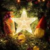 15cm Christmas Tree Decoration Stars Warm White Lights Home Room Decor LED Shining Lamp Xmas Festival TopStar Navidad 1.07in