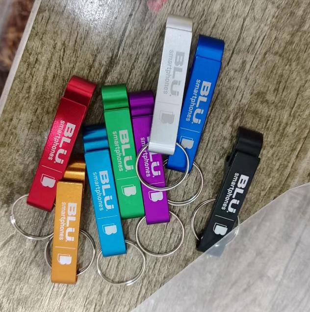 Creative Logo-Printed Multifunctional Keychain Beer Bottle Opener | Engraved Practical Advertising Gift