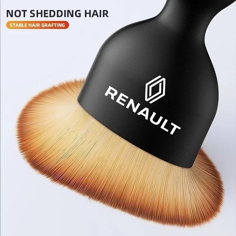 Interior Stickers Car Air Outlet Crevice Dust Removal Brushes Auto Interior Cleaning Accessories For Renault Clio Laguna 2 Megan Z111