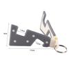 ABS Desk Phone Holder Keychain Foldable Mini Keyring Desk Cellphone Support  Key Ring Gift