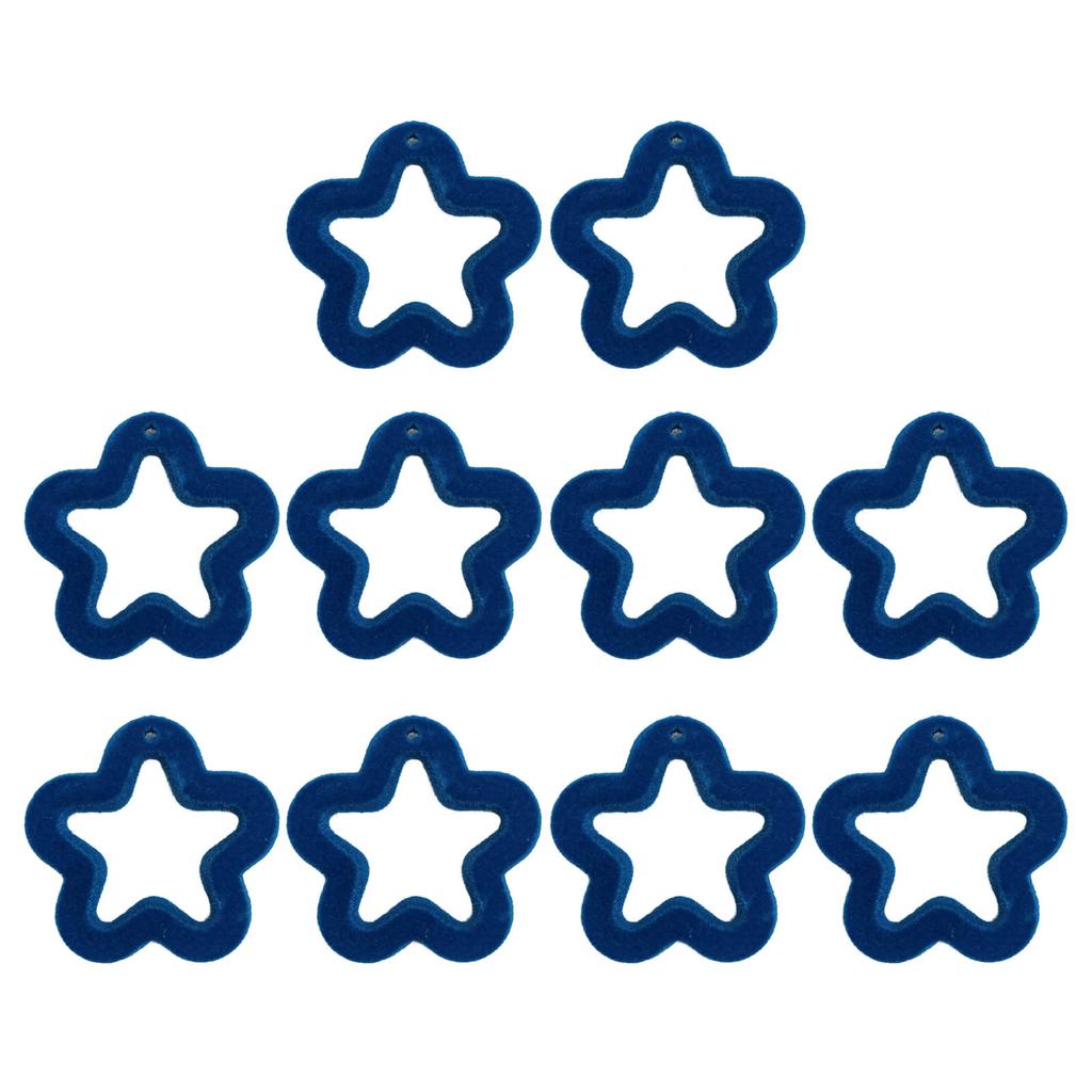 10Pcs Acrylic Beading kit Loose Hollow Five-Pointed Star Bead Friendship Bracelet Making Beads Jewelry Accessories