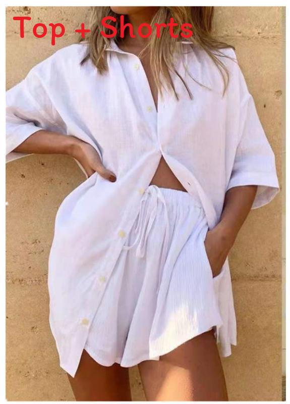 Womens Summer Casual Pants Set With Tie Detail For Office And Vacation