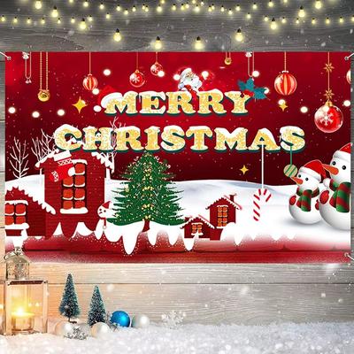 Decorações de Fundo para o Natal 2024 para Casa Banner de Festa de Natal Enfeites Navidad Noel Natal Presentes Ano Novo 2025 Fundo para Fotos