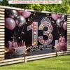 2D Make-up & Geschenk 13. Geburtstag Mädchen Fotografie Kulisse