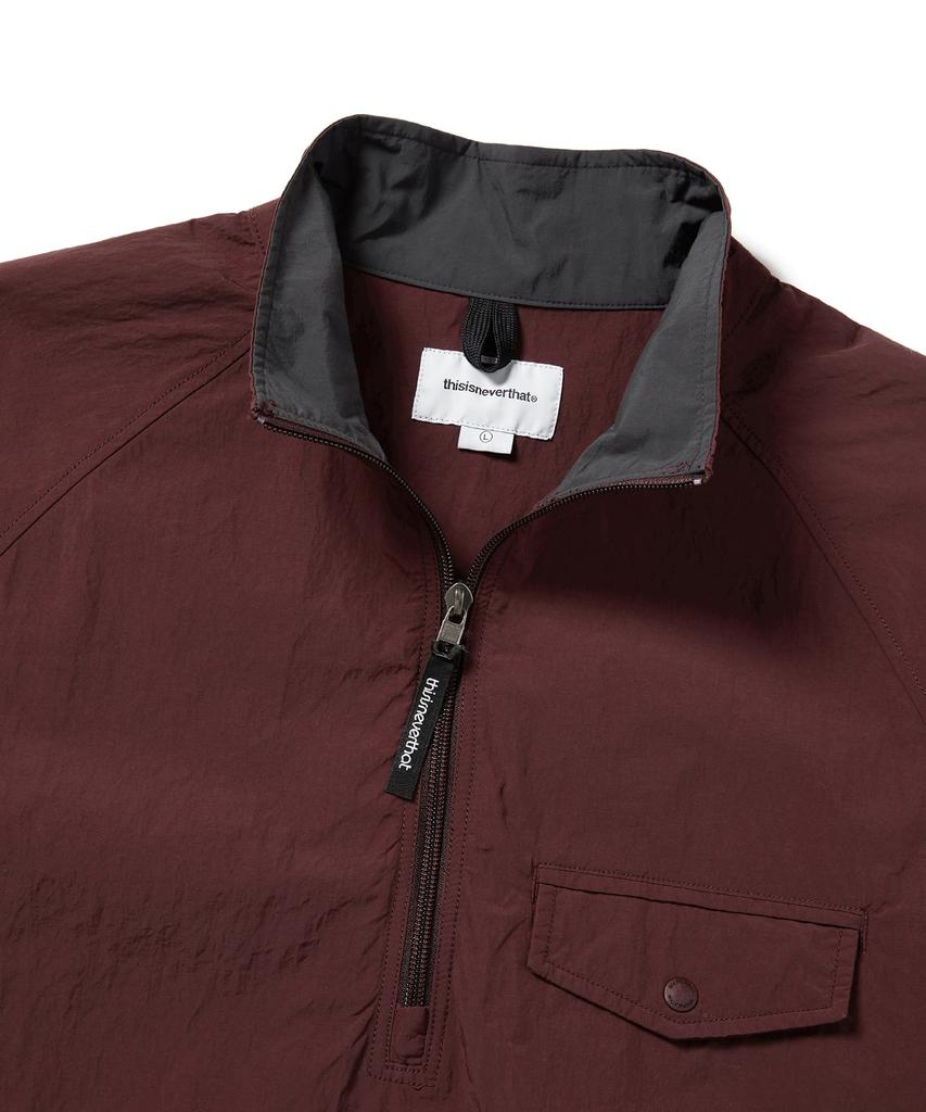Thisisneverthat Half Zip Sports Pullover Burgundy