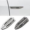 AAACZ1 Complete Exterior Decor Set 2Pcs Metal Car Body Stickers Fender Side Emblem Badge Kit For M6 M5 E53 E83 E90 E91 E65 E60 F25