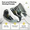 Half Face Dust Mask Dust Respirator Dust-Proof Work Safety Rubber Mask Cotton Filter for House Clean Carpenter Builder Polishing