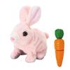 Electric Rabbit Plush Toy Cute Cartoon Animal Bunny Jumping Movable For Kids Children Toys Pet R4O3