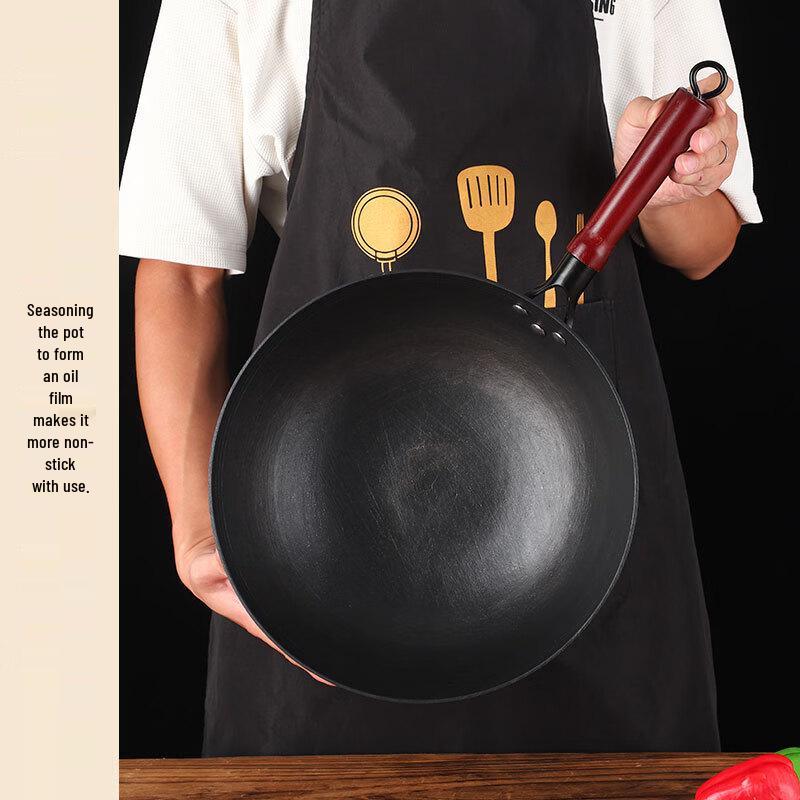 Hakka Fragrance Pre-Seasoned Cast Iron Wok