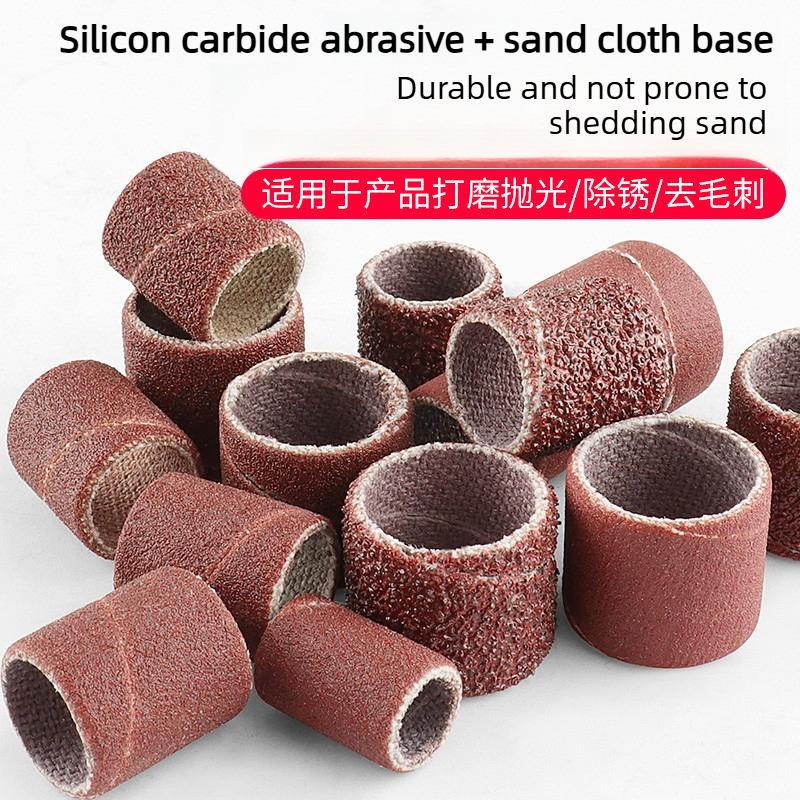 Sandpaper Ring Grinding Head, Electric Small Sanding Disc, Used for Wood Peeling, Metal Rust Removal, and Grinding and Polishing