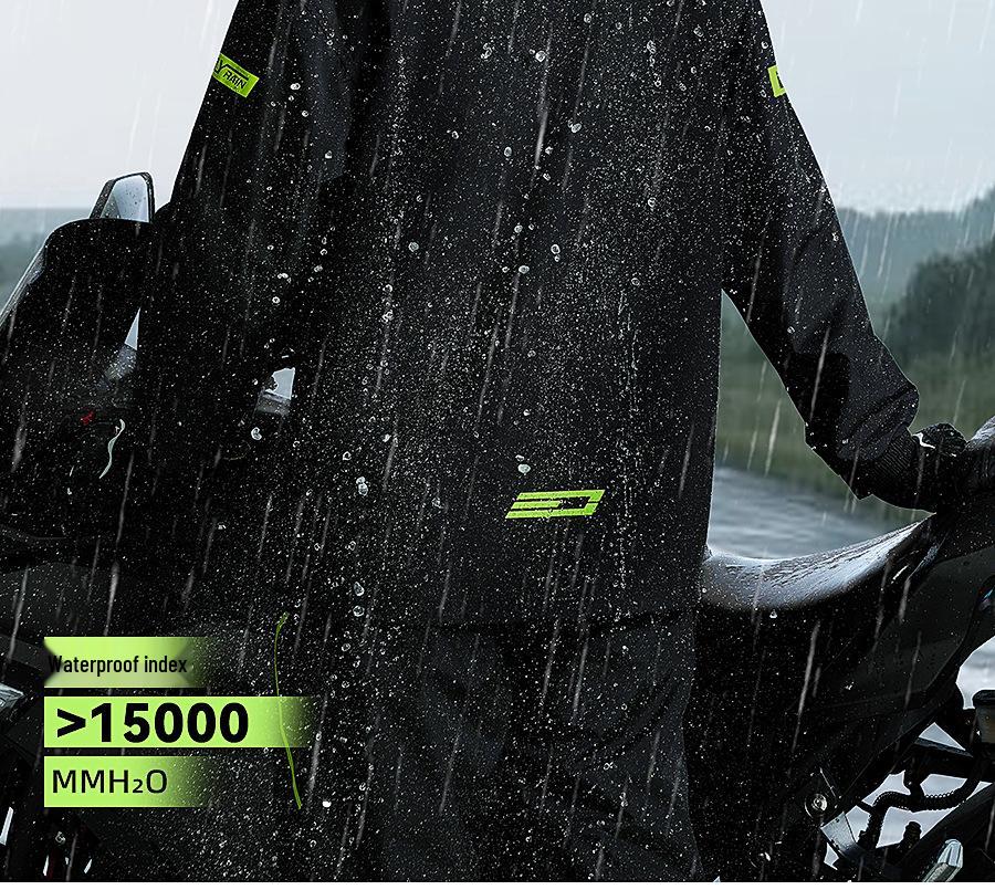 Men's Full Body Explosion-Proof Raincoat: Durable, Split-Type Rainproof Suit for Motorcycle Riders and Delivery Personnel.