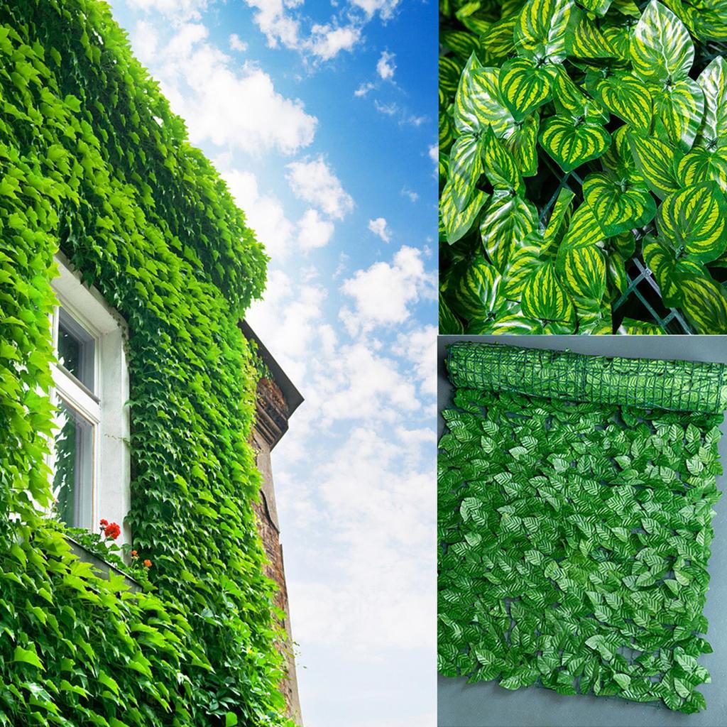 118" umělý panelový topiary živý plot, listová zástěna pro soukromí vhodná pro venkovní, vnitřní, zahradu,