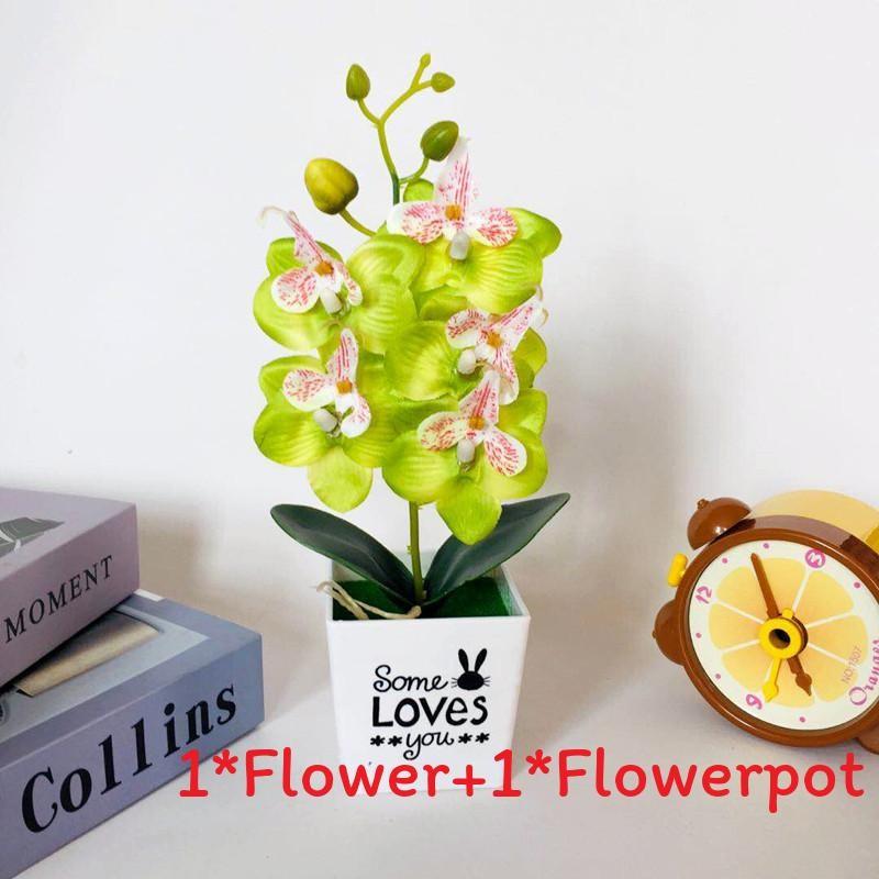 Love Pot Phalaenopsis Potted Green Plant Decorations For Home Decor Ideas Gift