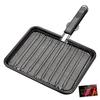 Ceramic Fish Grill Pan, Frying Pan, Charcoal Grill, Delicious Grilling, Sandwich Grill, Non-stick Coating, Iron, for Gas Stoves Only, Direct Flame Onl
