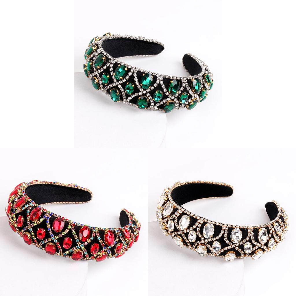 Baroque Style Womens Headband With Crystals For Fashionable Occasions