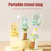 Cartoon Cup Lid Integrated Toothbrush Box Travel Portable Elephant Toothpaste Toothbrush Holder Student Dormitory Holder