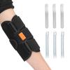 1PC Adjustable Elbow Brace with Removable Splints - Sports Hand Protector Compression Breathable Sports Elbow Orthotics Band Pad