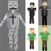 Minecraft Kinder Strapazierfähiger Polyester Alex Anzug Cosplay Spiel Performance Kleidung Für Halloween Weihnachten Requisiten
