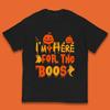 Ich bin hier für die Boos Halloween Kürbis Geist Horror Gruselig Kinder T-Shirt