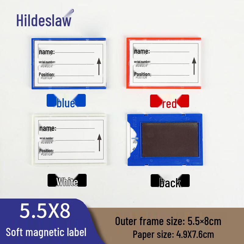 TLXT Strong Magnetic Shelf Label Holders