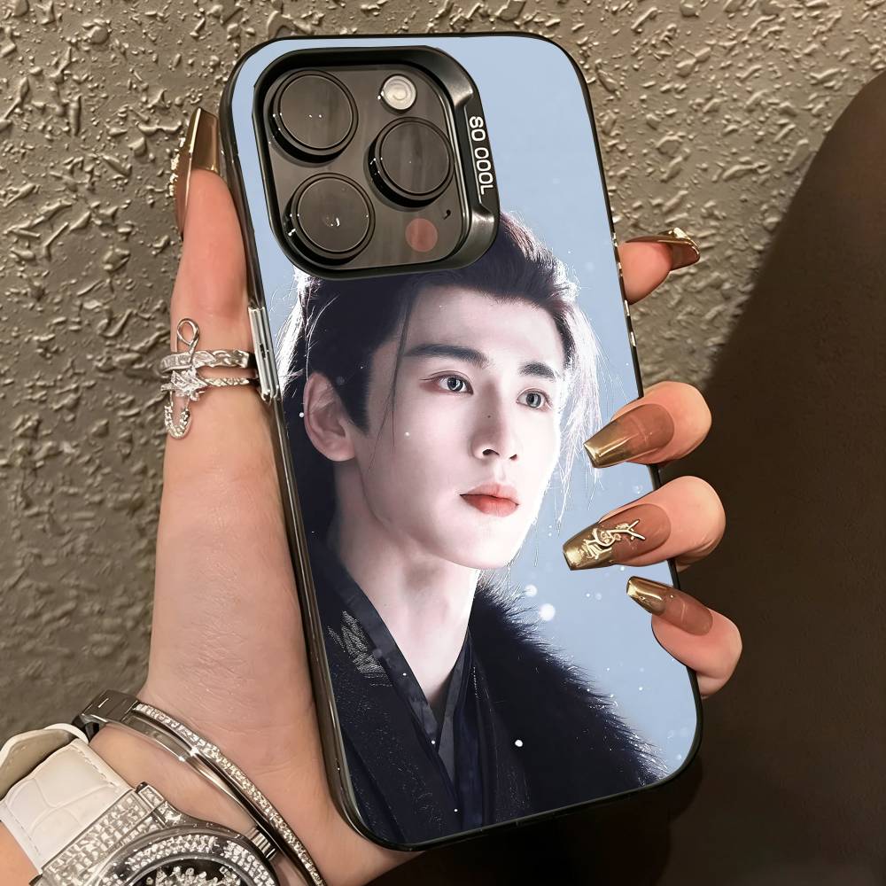 The TV  Pursuit-t of Jade Yan Zheng Phone Case For iPhone17,16,15,14,13,12,11 Plus,Pro Max,XS,Colored Silver Plated Inside Cover