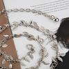 Leaf decoration metal waist chain women's versatile high-end fashion skirt belt accessories women's waist rope