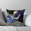 Watercolor Landscape Pattern Throw Pillow Cover With Short Plush Print Living Room Sofa Decoration Cushion Cover Pillow Covers
